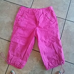 Pink size 14 Capri's